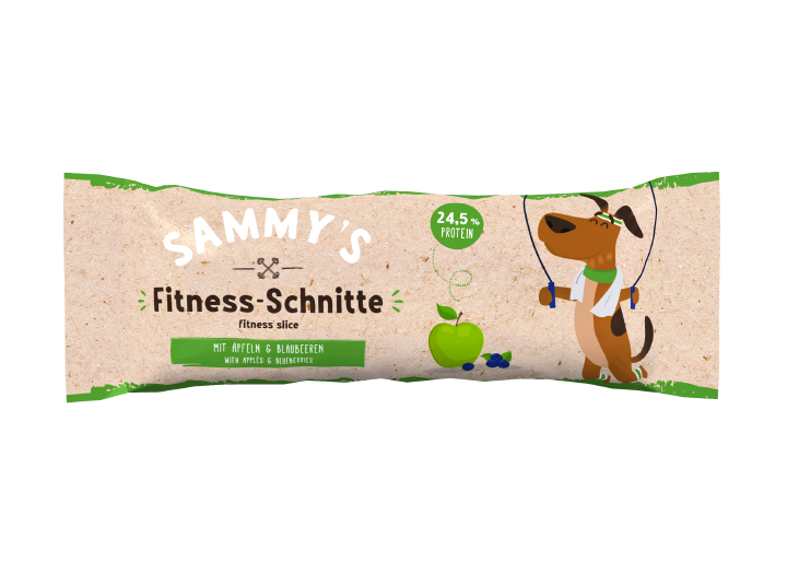 bosch Hundeleckerli SAMMY'S Fitness-Schnitte mit Äpfeln und Blaubeeren getreidefrei